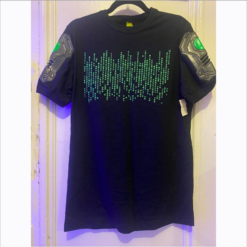 MINT NOS Vintage 2001 Cyberdog London "Hacker" Armor T-Shirt - NWT Size L